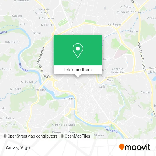 Antas map