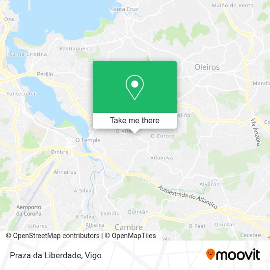 Praza da Liberdade map