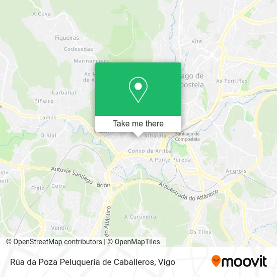 Rúa da Poza Peluquería de Caballeros map