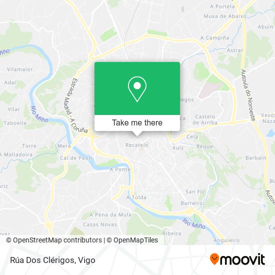 Rúa Dos Clérigos map