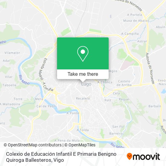Colexio de Educación Infantil E Primaria Benigno Quiroga Ballesteros map