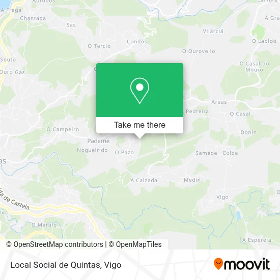 Local Social de Quintas map