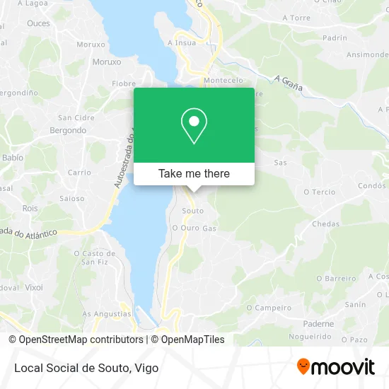 Local Social de Souto map