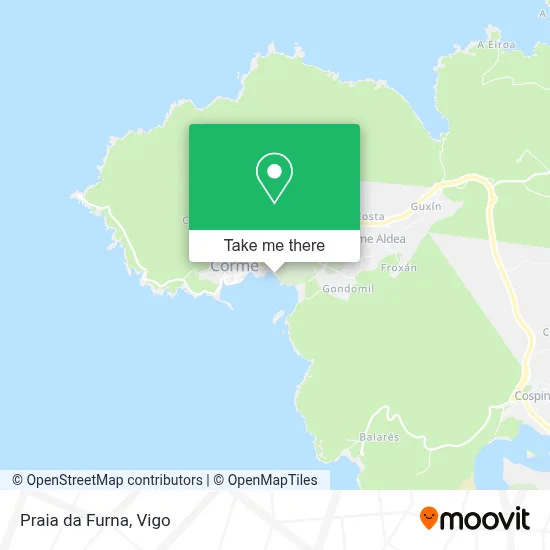 Praia da Furna map