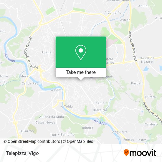 Telepizza map