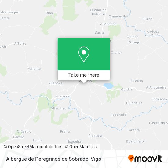 Albergue de Peregrinos de Sobrado map