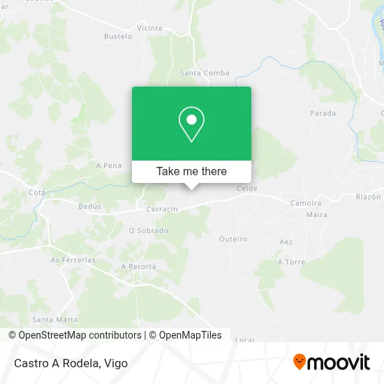 Castro A Rodela map