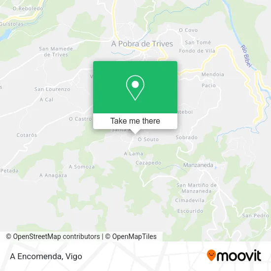 A Encomenda map
