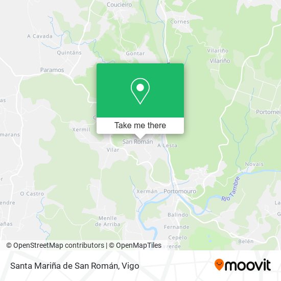 Santa Mariña de San Román map