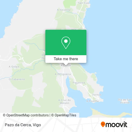 Pazo da Cerca map