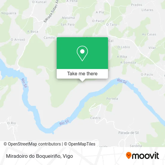 Miradoiro do Boqueiriño map