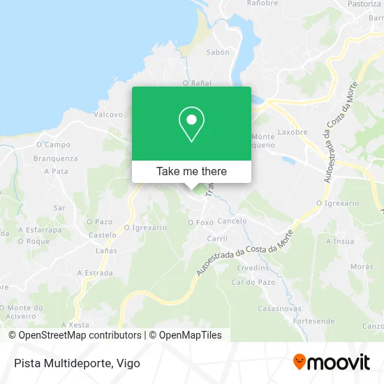 Pista Multideporte map