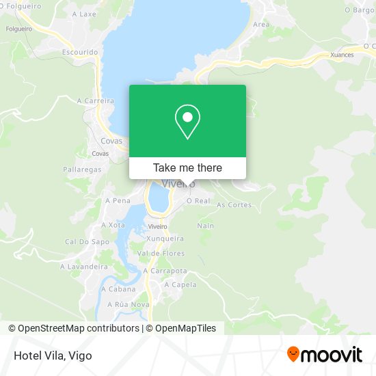 Hotel Vila map