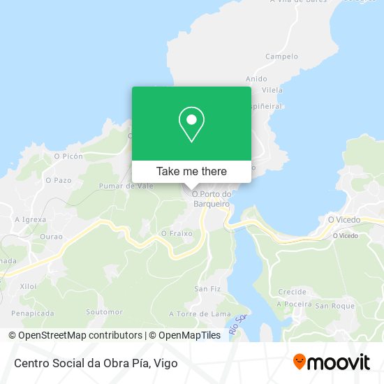 Centro Social da Obra Pía map