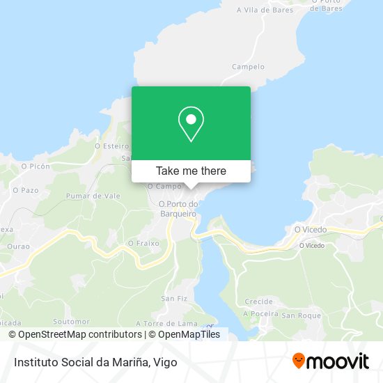 Instituto Social da Mariña map