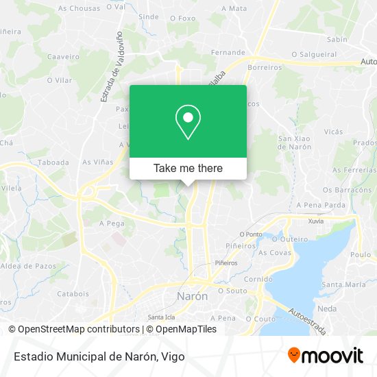 Estadio Municipal de Narón map
