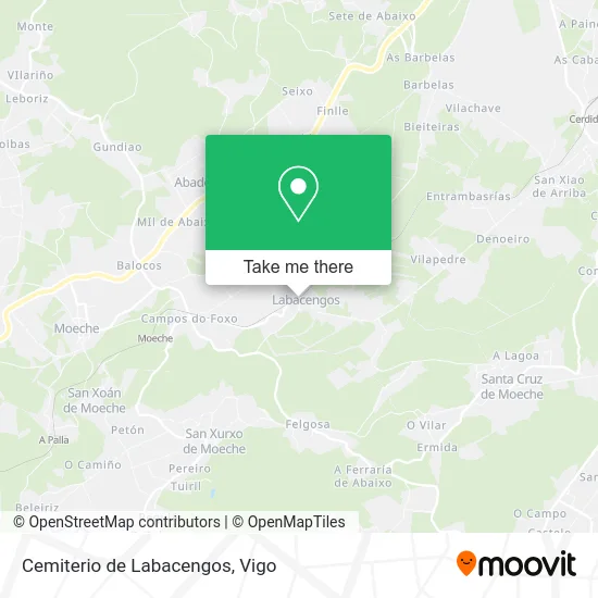 Cemiterio de Labacengos map