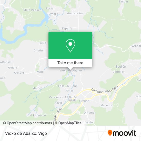 Vioxo de Abaixo map