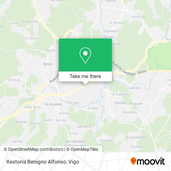 Xestoría Benigno Alfonso map