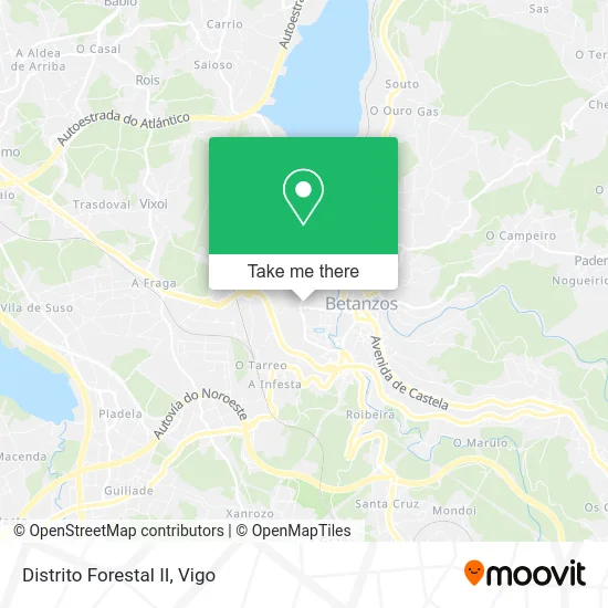 Distrito Forestal II map