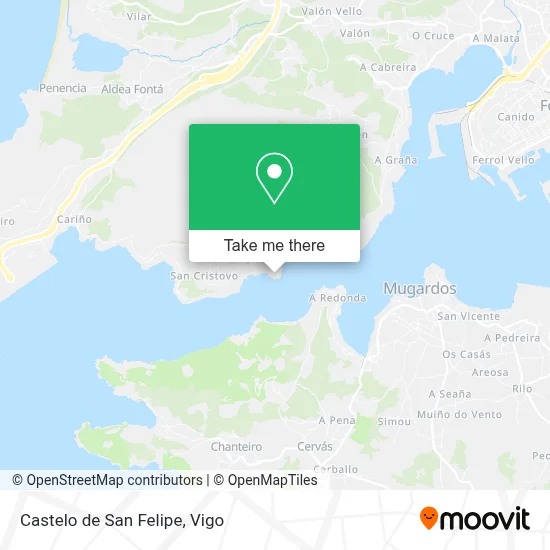 Castelo de San Felipe map