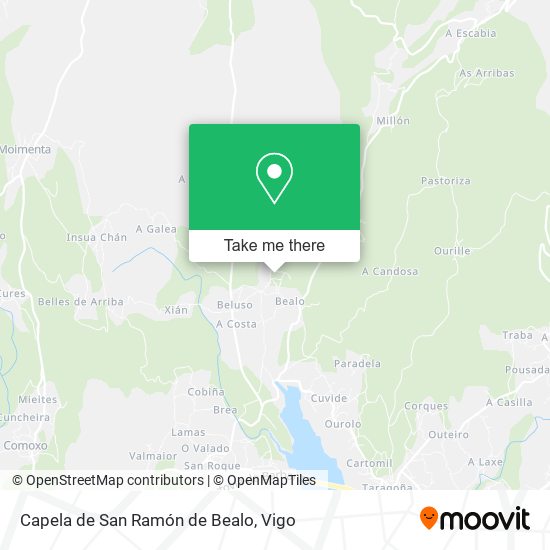 Capela de San Ramón de Bealo map
