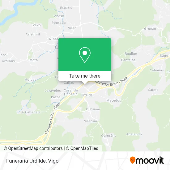 Funeraria Urdilde map