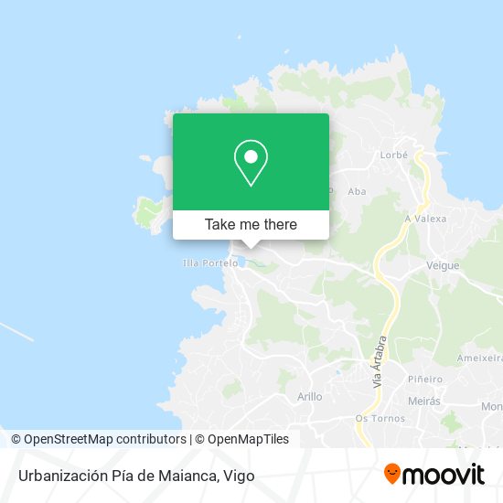 Urbanización Pía de Maianca map