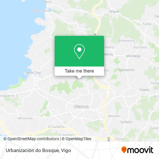 Urbanización do Bosque map