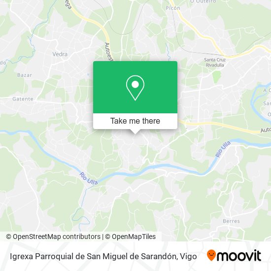 Igrexa Parroquial de San Miguel de Sarandón map