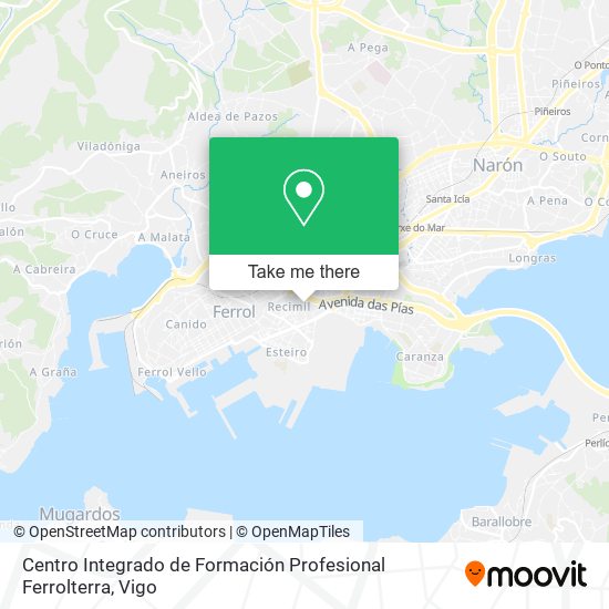 Centro Integrado de Formación Profesional Ferrolterra map