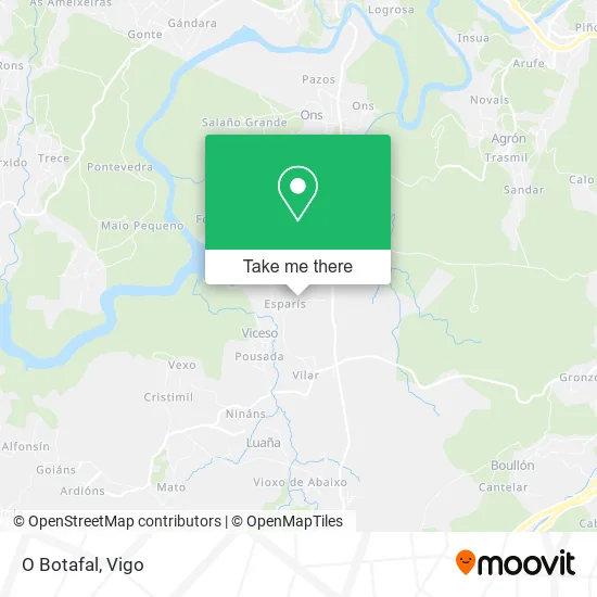 O Botafal map