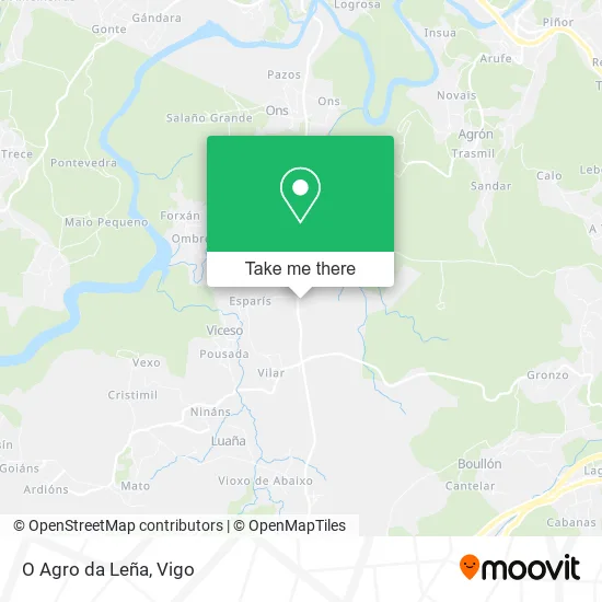 O Agro da Leña map