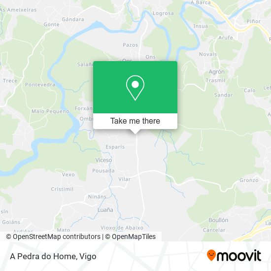 A Pedra do Home map