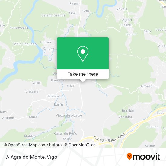 A Agra do Monte map