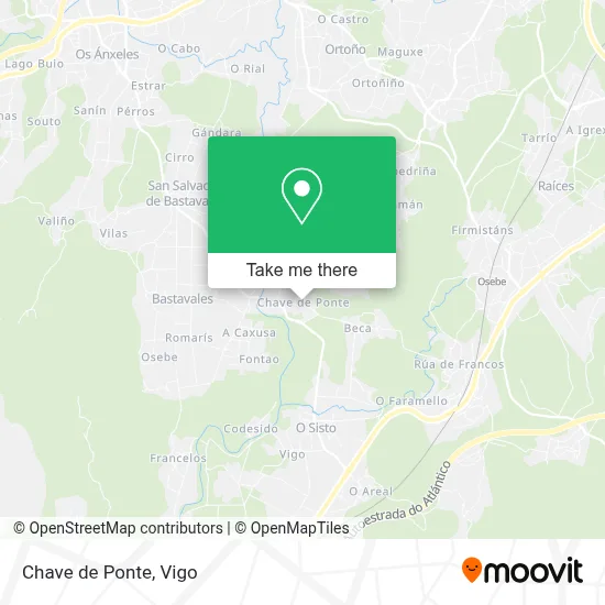 Chave de Ponte map