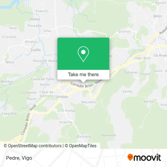 Pedre map