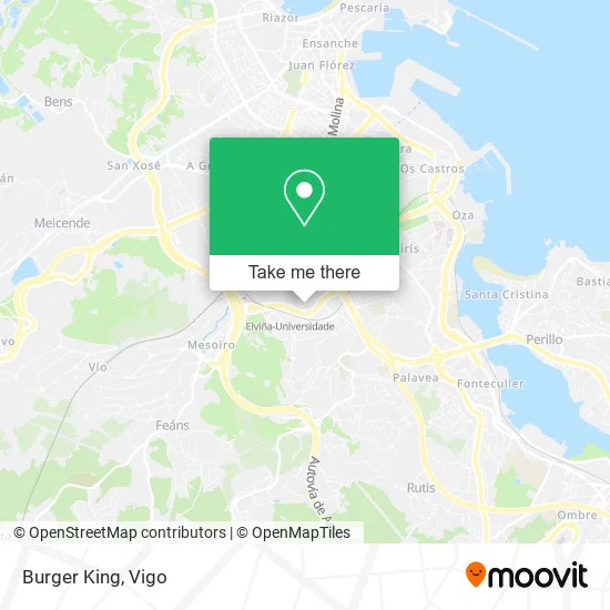 Burger King map