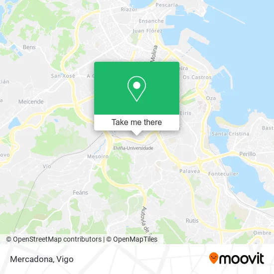 Mercadona map