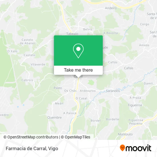 Farmacia de Carral map