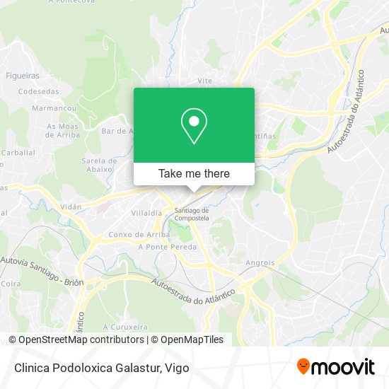 mapa Clinica Podoloxica Galastur