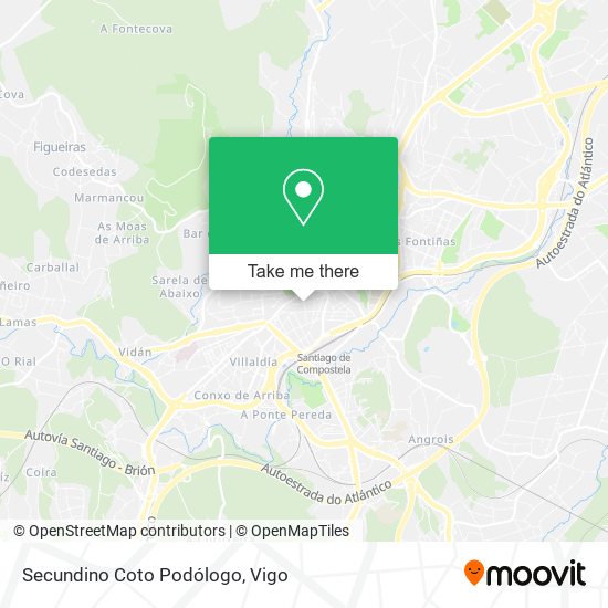 Secundino Coto Podólogo map