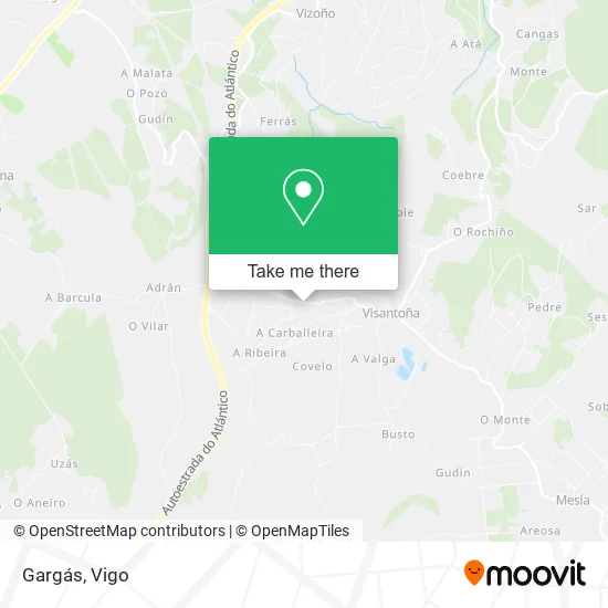 mapa Gargás