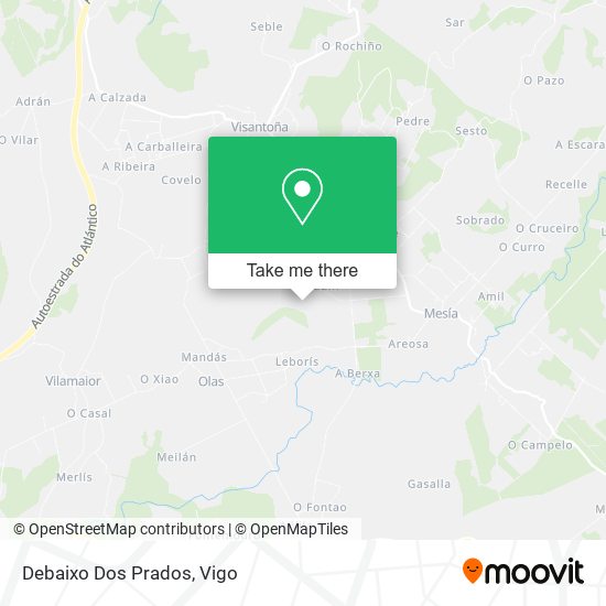 Debaixo Dos Prados map