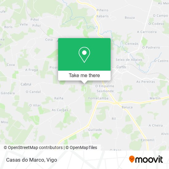 Casas do Marco map