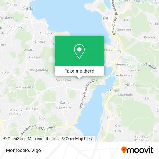 Montecelo map