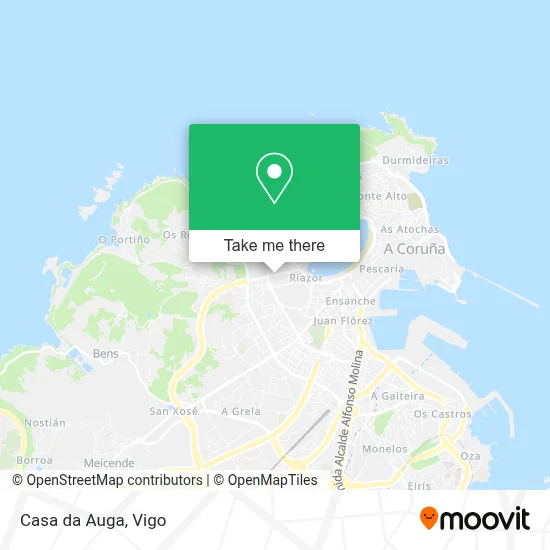 Casa da Auga map