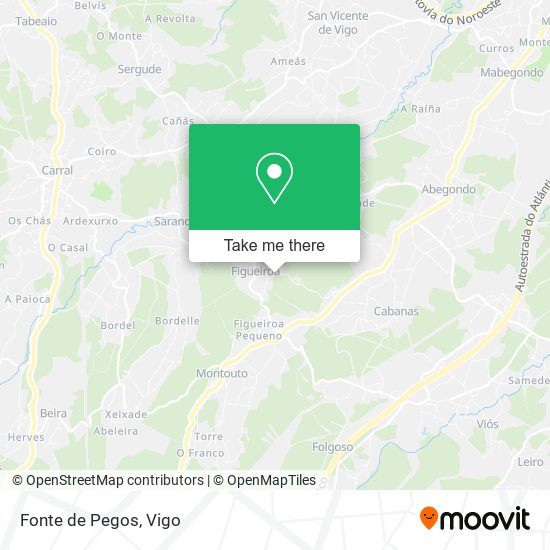 Fonte de Pegos map