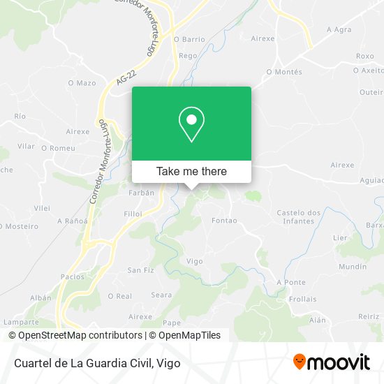 Cuartel de La Guardia Civil map