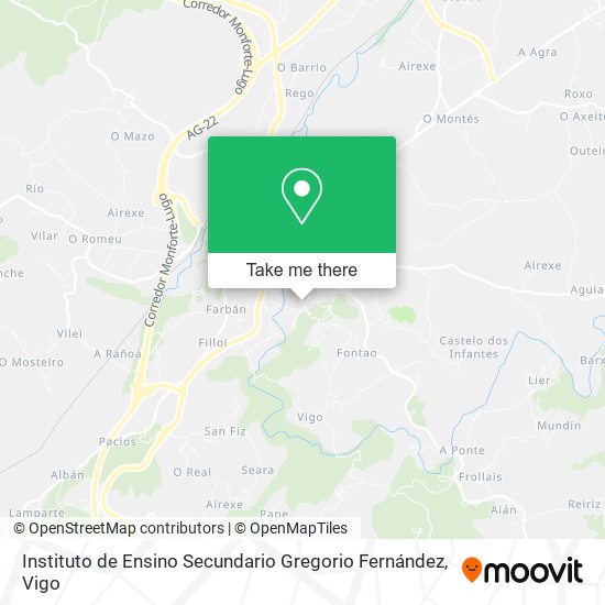 Instituto de Ensino Secundario Gregorio Fernández map
